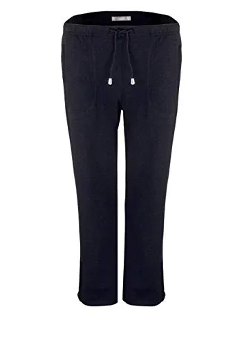 Hajo Damen Jogginghose Sporthose, Schwarz (W52)