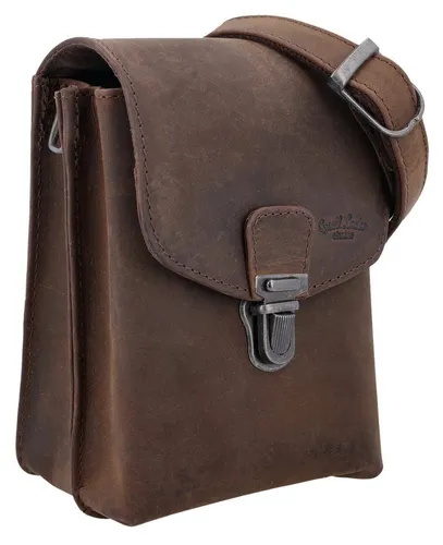 Gusti Leder Gürteltasche Nelly – Vintage Umhängetasche - Stylische Gürteltasche aus hochwertigem Büffelleder, ideal für Festivals und den Alltag. Kompakt, verstellbare Trageriemen und sicherer Schnappverschluss für deine wichtigsten Utensilien.