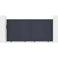 Produktbild Casanoov Schiebetor Eiger 300x140cm Grau – Aluminium