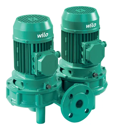 WILO Trockenläufer-Doppelpumpe VeroTwin-DPL 40/150-3/2, 400 V, 50 Hz, 10 bar - 2121246 - Trockenläufer-Doppelpumpen, leistungsstark und effizient für zuverlässige Förderleistung in anspruchsvollen Anwendungen.