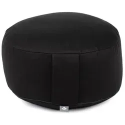 bodhi Meditationskissen RONDO ECO, Dinkel schwarz in schwarz von Bodhi
