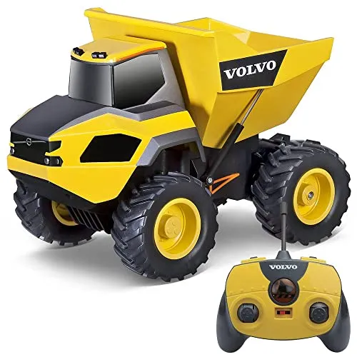 Maisto Tech 82056 - Ferngesteuertes Volvo A25 Kipper - RC-Modelle: Ferngesteuertes Auto mit 30cm Größe, 10m Reichweite und im Lieferumfang enthaltenen Batterien - perfekt für kleine Bau-Fans ab 5 Jahren!