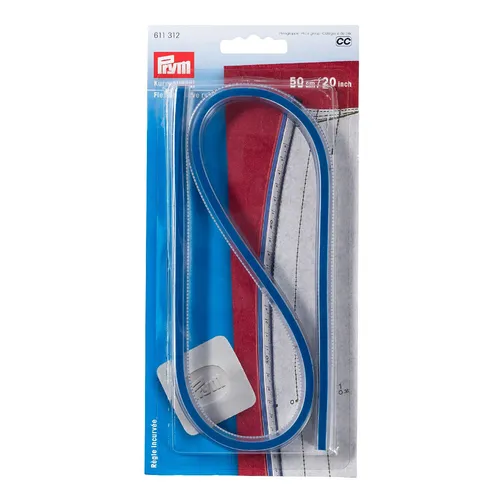 Kurvenlineal flexibel 50 cm / 20 inch, Packung mit 1St, 611312, Prym