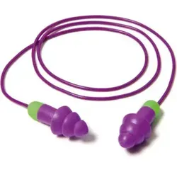 Moldex Wiederverwendbare Gehörschutzstöpsel Rockets Cord, ein Paar im PocketPak/Blister SNR 30 dB