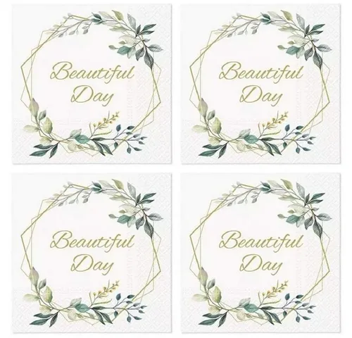 PAW Sp. z o.o. Papierserviette Party Serviette ca. 33cm -3-lagig Blumen / Frühling / Ostern / Winter, (20 St), Tischdeko / Serviettentechnik und Decoupage