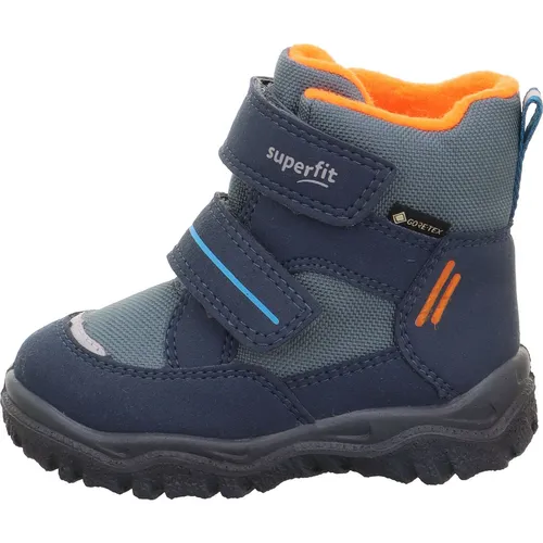 Superfit HUSKY1 Kinderschuhe Jungen Winterstiefel - Wanderschuhe mit warmem Fellfutter und praktischen Klettverschlüssen, ideal für kalte Tage und aktive Abenteuer im Freien.