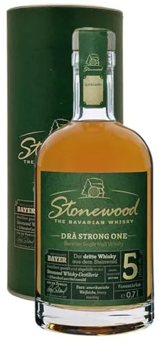 Stonewood Dra Strong One | Bavarian Single Malt Whisky in Faßstärke | 0,7 l. Flasche in Tube