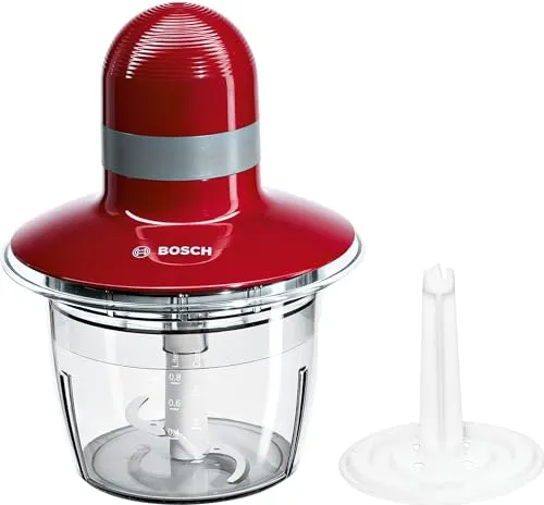 Bosch MMR08R2 Universal Zerkleinerer Chopper, Rot, 400 W in rot von Bosch