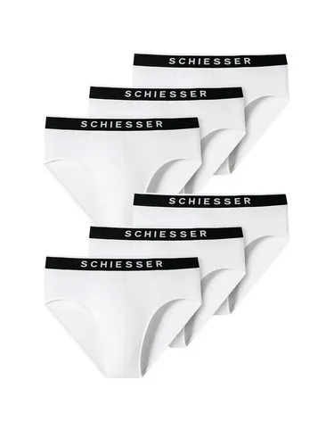 Schiesser Rioslip 95/5 Organic Cotton (6-St) brazilslip unterhose unterwäsche