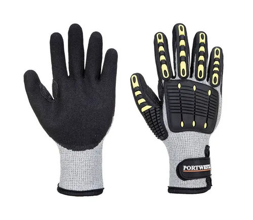 Portwest Arbeitshandschuhe A729 - Schnitt- und Stoßschutz für den Winter - Schnittfeste Thermo-Handschuhe mit zusätzlichem TPR-Schutz für optimale Sicherheit und Flexibilität. Die Nitril-Mikro-Schaum-Handfläche gewährleistet hervorragenden Halt und Schutz vor Flüssigkeiten. Ideal für den professionellen Einsatz.