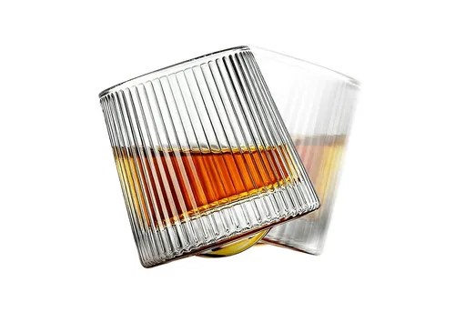 Fine Life Pro Glas Rillen-Whiskybecher 280 ml – Elegantes 4-tlg. Set - Stilvolles 4-tlg. Set Rillen-Whiskybecher mit 280 ml Kapazität. Das hochwertige Glas bietet sicheren Halt und bringt die Aromen deiner Spirituosen perfekt zur Geltung – ideal für jeden Anlass!