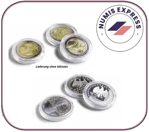 Münzkapseln Leuchtturm Ultra 29 mm 10er Päckchen