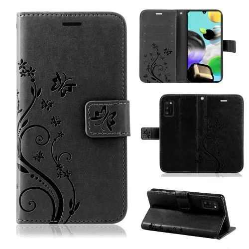 Handy Tasche für Samsung Galaxy S7 Flip Cover Wallet Case Etui Schwarz