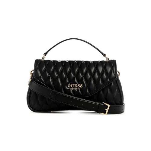 Guess Valla Handtasche schwarz HWQG8122200-BLA in schwarz von GUESS