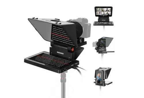 Neewer Kamerazubehör-Set X11 2 in 1 Teleprompter 11 Zoll mit Monitor für Windows MacOS, (Packung), Unterstützt Bildschirmspiegelung, Prompter für Kamera Mobiltelefon