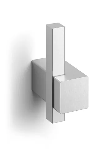 ZACK Carvo Handtuchhaken 40483 aus Edelstahl - Handtuchhalter aus matt gebürstetem Edelstahl, ideal für moderne Bäder und bietet eine elegante Aufbewahrungslösung.