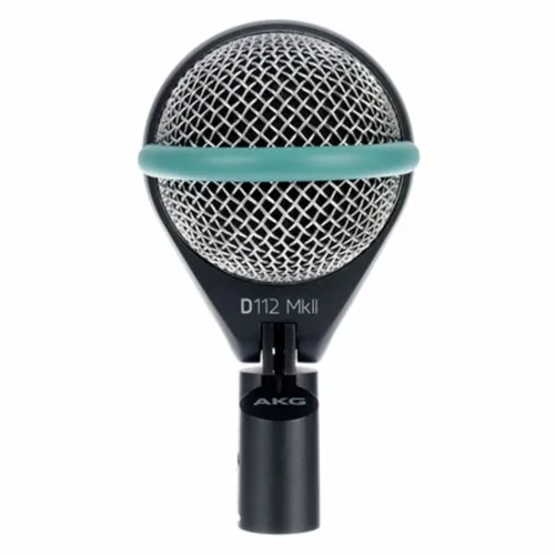 AKG D 112 MKII B-Stock - Dynamisches Großmembranmikrofon - Mikrofone, B-Stock mit voller Garantie, ideal für Bassdrum und Blasinstrumente, verbesserte Mechanik und flexibler Stativanschluss.