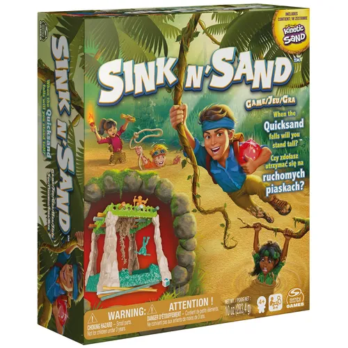 Begleitendes Arcade-Spiel Sink N' Sand + kinetischer Sand