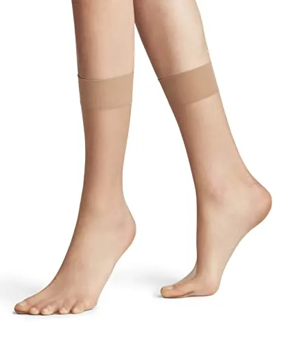 FALKE Damen Socken Shelina 12 DEN W So ultra-transparent einfarbig 1 Paar, Hautfarben Sun 4299, 35-38