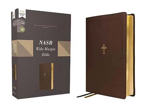 Produktbild NASB, Wide Margin Bible, Leathersoft, Brown, Red Letter, 1995 Text, Comfort Print: New American Standard Bible, Brown, Leathersoft, Wide Margin Bible, Red Letter, 1995 Text, Comfort Print