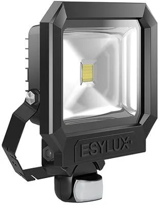 ESYLUX EL10810183 LED-Strahler 30W 5000K AFL SUN schwarz - Hochwertiger LED-Strahler mit Bewegungsmelder und 3700 lm Lichtstrom, ideal für Außenbereiche. Energieeffizient mit einer Lebensdauer von bis zu 45.000 Stunden und IP65 Schutzart.
