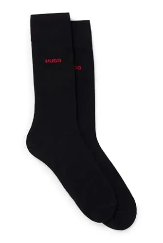 HUGO Herren 2p Uni Cc Herrensocken, New - Black1, 39-42 EU