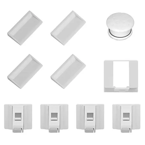 Magnetische Kindersicherung Schrank Unsichtbar Baby Kinder Schutz Schrankschloss Schranksicherung Schubladensicherung Magnet 4 Schlösser & 1 Schlüssel