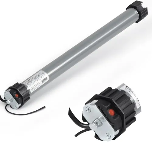 jarolift Elektronischer TDEF 40/13 Funk Rollladenmotor Funk-Rohrmotor, SW60, Zugkraft 75 kg, Komplettset, Blockiererkennung, Überlastungsschutz