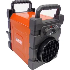 Aktobis Heizlüfter WDH-BGP03Pro, 3000 Watt, Thermostat & Spritzschutz - Heizstrahler mit 3000 Watt, ideal für Werkstätten und Bäder. Kondensfreie Wärme und integrierter Frostwächter sorgen für effiziente Nutzung auch bei Kälte.