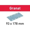 Produktbild: Festool Schleifmittel Granat 93x178 P40 GR/50 (498933)