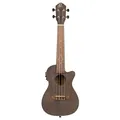 Produktbild: ORTEGA RUCOAL-CE Earth Serie Konzert Preamp Ukulele 4 String - Okoume Coal Black