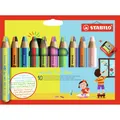 Produktbild: Duo Buntstift, Wasserfarbe und Wachsmalkreide - STABILO woody 3 in 1 duo