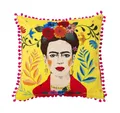 Produktbild: Talking Tables Dekokissen Frida Kahlo, Boho-Look, Bunt, Troddel