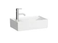 Produktbild: LAUFEN Kartell Handwaschbecken 8153354001111, LCC, 46x28 cm, weiß LCC, 1 Hahnl. links, Saphirkeramik