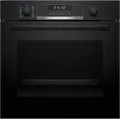 Produktbild: Bosch Einbau-Backofen HBG578BB3 Serie 6 | 71l | Pyrolyse & AirFry | 10 Heizarten | 3D-Heißluft | Soft Close | Schwarz,  (Spektrum:  bis D)