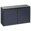 Produktbild: Villeroy & Boch Subway 3.0 Sideboard, 2 Türen, 728x423x256mm, C60001VQ, Farbe: Front/Korpus: Marine Blue, Griff: Volcano Black