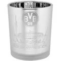 Produktbild: BVB Windlicht Windlichtglas für Teelicht/Kerze Dortmund Skyline BVB Fanartikel