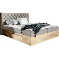 Produktbild: Mirjan24 Boxbett, Greige, Textil, Höhe ca. 20 cm, Rechteckig, 200x200 cm, Schlafzimmer, Betten, Boxspringbetten