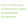 Produktbild: 64761 UJ-214 BW 180 flex, Set, BASIC BUSCH-JAEGER 2CKA006800A2946 (4011395294994