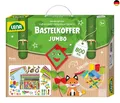 Produktbild: Lena 42629 Bastelkoffer mit vielfältigem Material zum Basteln, mit Moosgummi, 