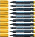 Produktbild: Schneider Maxx 130 Permanent-Marker mit Rundspitze (Strichstärke: 1-3 mm, nachfüllbar) 10er Packung gelb