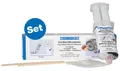 Produktbild: WEICON 2-Komponentenkleber Fast-Metal Minutenkleber, Flüssigmetall Epoxidharzklebstoff, 24 ml, (Set), ideal für Spaltfüllungen