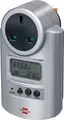 Produktbild: Brennenstuhl Energiemessgerät PM 231 E | digital | 3600W | 16A | 2 Tarife | Datenspeicherung | silber