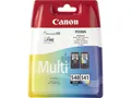Produktbild: Canon PG-540 / CL-541 Druckerpatrone Multipack Schwarz + 3 Farben