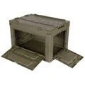 Produktbild: Box Kunststoff faltbar 60 Liter Case Lagerbox Transportkiste camping oliv
