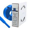Produktbild: Schrumpfschlauch Blau 2:1 5m Rolle in Spenderbox 9,5mm auf 4,8mm ohne Kleber