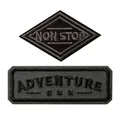 Produktbild: Mono Quick 10016 Adventure Non Stop Logo 2er Applikation, Bügelbild, Patch
