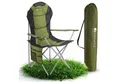 Produktbild: Juskys Campingstuhl Lido, leicht und stabil, bequeme Rückenlehne, mit Armlehnen