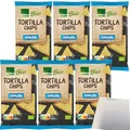 Produktbild: Edeka Bio Tortillachips gesalzen aus Maismehl 6er Pack (6x125g Packung) + usy Block