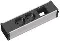Produktbild: Bachmann Steckdosenleiste CONI 2xSchuko 1xABD, aluminium (912.003)